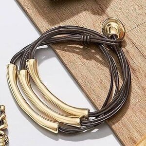 Uno De 50 Bracelet ● Not to Be ● Gold ● Size M